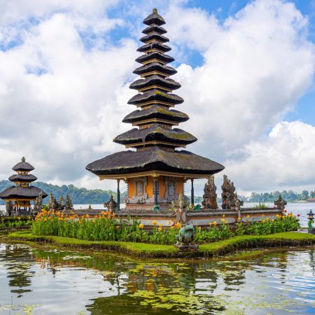 A,Scenic,View,Of,A,Traditional,,Historical,Temple,Located,In